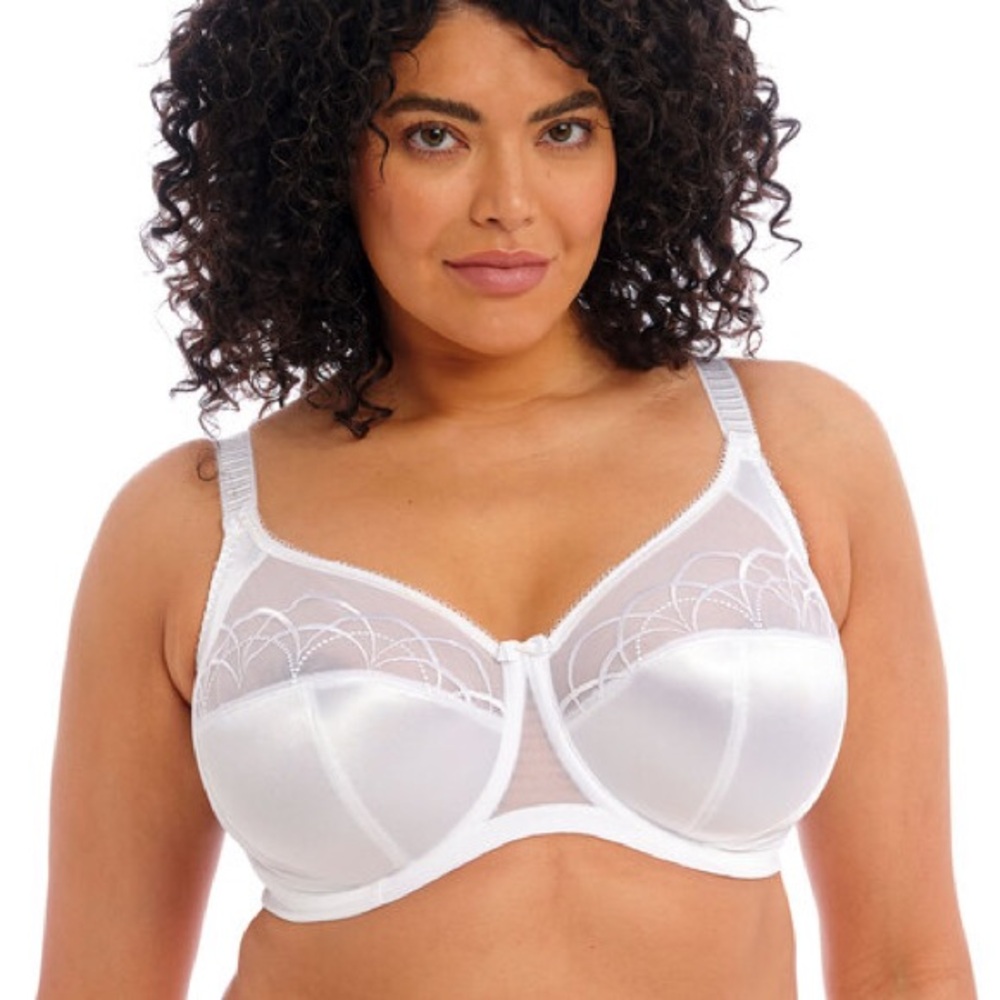 Elomi | Cate White Full Cup Banded Underwire‎ Bra Size 42I